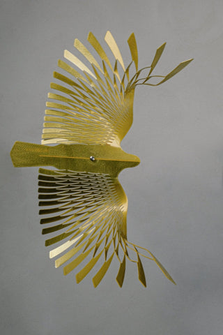 Large hanging bird, from Brass bottom fiew