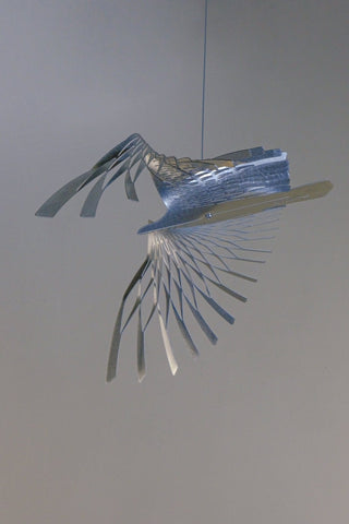 Large Bird Hanging Sculptor – Stainless Steel Hanging Art